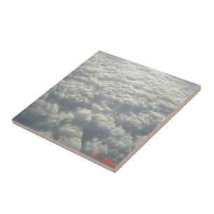 WHITE FLUFFY CLOUDS TILE