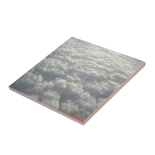 WHITE FLUFFY CLOUDS TILE (Side)