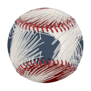 White flying feathers baseball