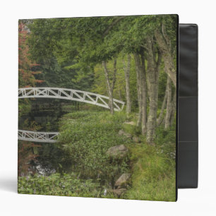 White footbridge, Somesville, Mount Desert Binder
