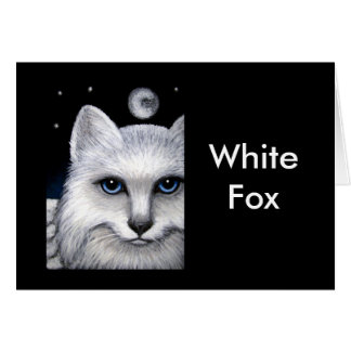 WHITE FOX Card