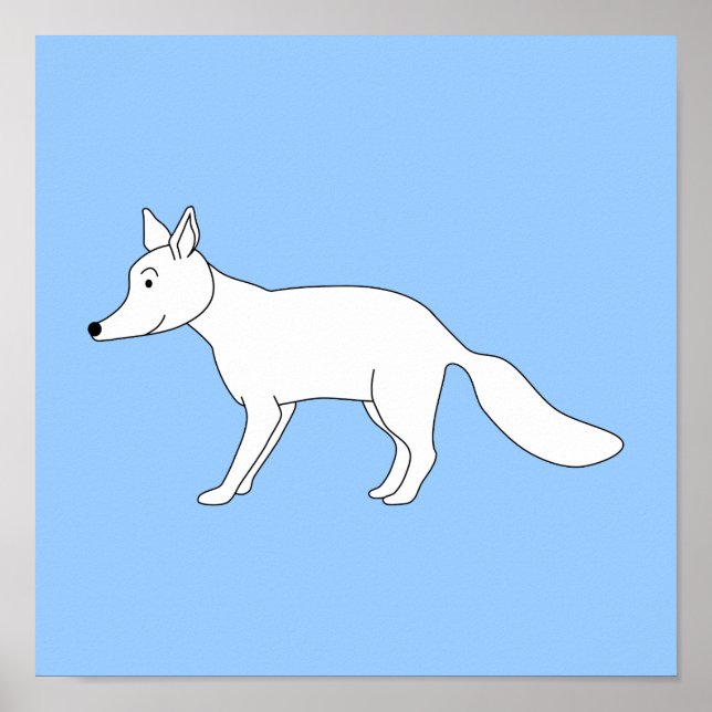 White Fox. Poster (Front)