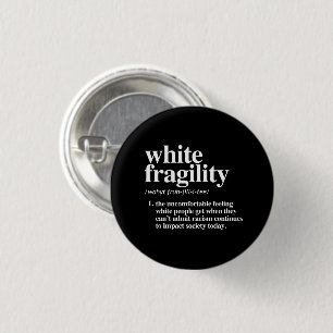 White Fragility Definition 1 Inch Round Button