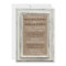 White Frame Rustic Burlap Wedding Rehearsal Dinner
