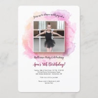 White Frame Watercolor Birthday