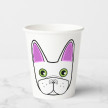 White French Bulldog Face