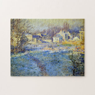 White Frost Monet Fine Art Jigsaw Puzzle