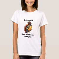 White Funny Squirrel Women's T-Shirt