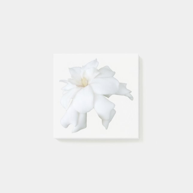 White Gardenia Sticky Notes (Front)