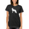 White German Shepherd Dog Silhouette