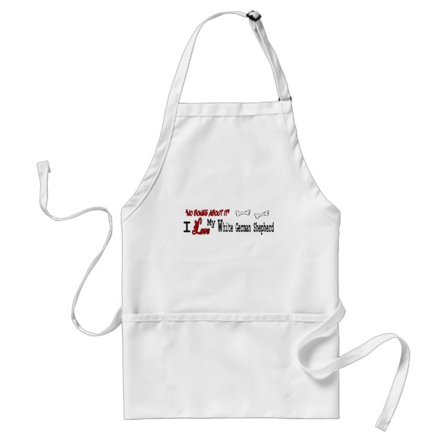 White German Shepherd Gifts Standard Apron (Front)