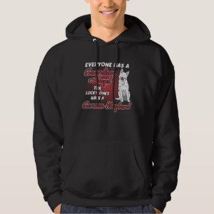 White German Shepherd Is My Guardian Angel  Dog Ow Hoodie