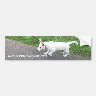 White German Shepherd Lover Bumper Sticker