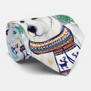 White German Shepherd   Tie