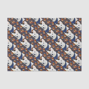 White German Shepherd Tissue Paper