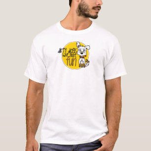 White German Shepherd -Yellow Logo T-Shirt