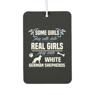 White German Shepherds Air Freshener