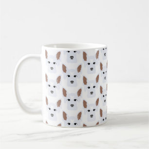 White German Shepherds on Mug
