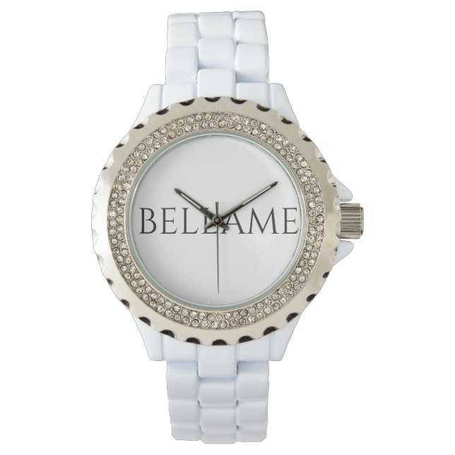 White Glam Watch (Front)