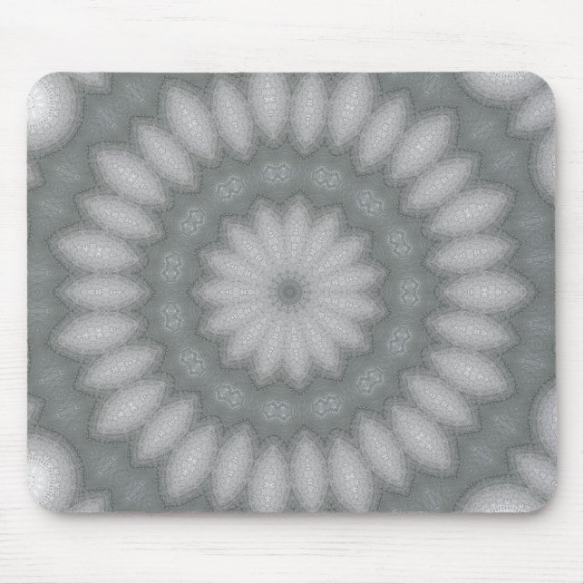 White Glass Mousepad (Front)