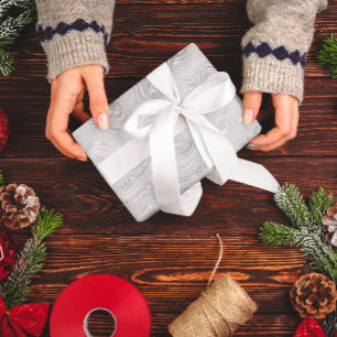 White glitter luxury pattern  wrapping paper