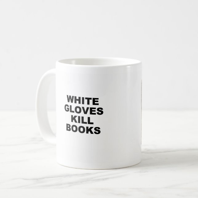 White Gloves Mug (Front Left)
