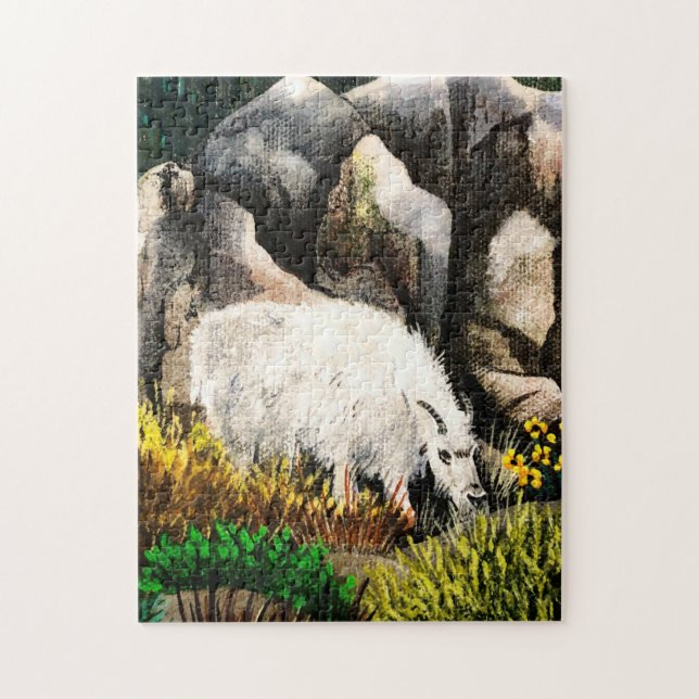 White Goat Junior Puzzle (Vertical)