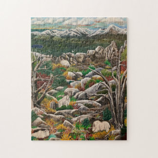 White Goats of Mount Ireland Jigsaw Puzzle