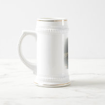 white/gold 22oz, Stein