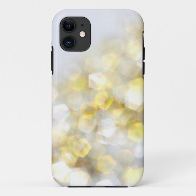 White Gold Bokeh Sparkle Glitter iPhone 5s Case (Back)