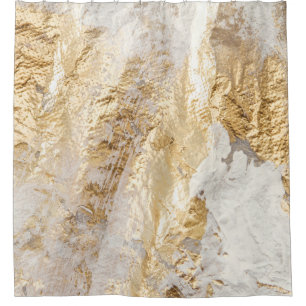 White-gold brush painted texture.