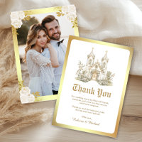 White Gold Catholic Church Wedding Photo