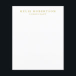 White Gold Colours Professional Trendy Plain Flyer<br><div class="desc">Represent yourself with this modern,  elegant design. This template can be customized to meet all professional occupations.</div>