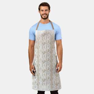 White Gold Festive   RAD DAD   tablier de Fête des