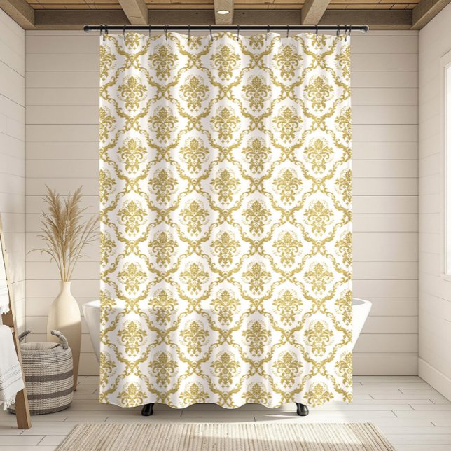 White & Gold Floral Geometric Damasks (Creator Uploaded)