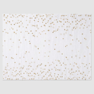 White Gold glitter confetti sparkle     Tissue Paper