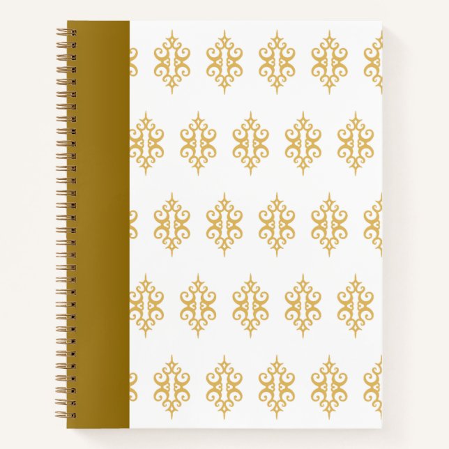White Gold Lace Guestbook Carnet cadeau (Devant)