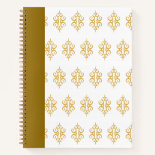 White Gold Lace Guestbook Notebook Gift