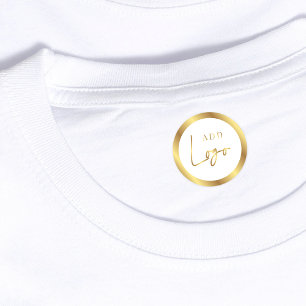 White & Gold Lux Boutique Logo Waterproof Clothing