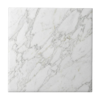 White Gold Marble Elegant Minimalist Luxury Design Tile