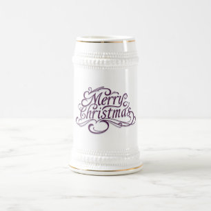 White/Gold Stein