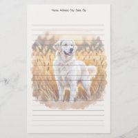 White Golden Retriever Dog