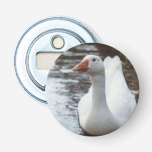 White Goose Bottle Opener