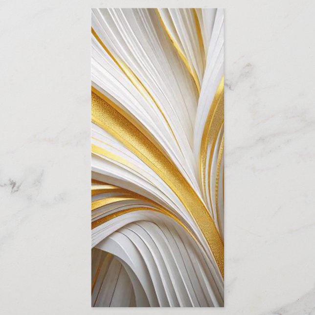 White Goud Retro Menu (Front)