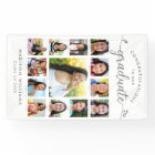 White Graduation K–12 Modern Script Photo Collage