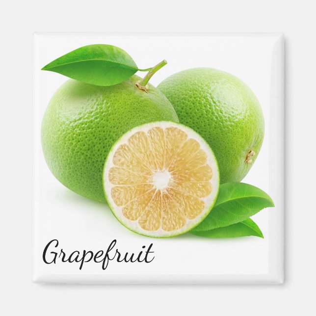 White grapefruit magnet (Front)