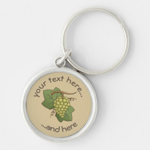 White Grapes Keychain
