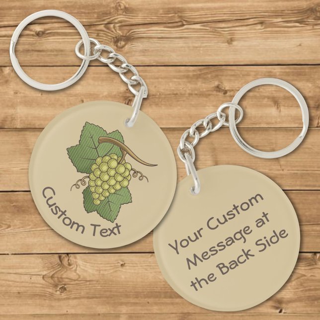 White Grapes Keychain (Creator Uploaded)