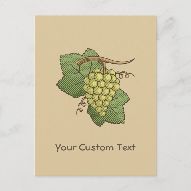 White Grapes Postcard (Front)