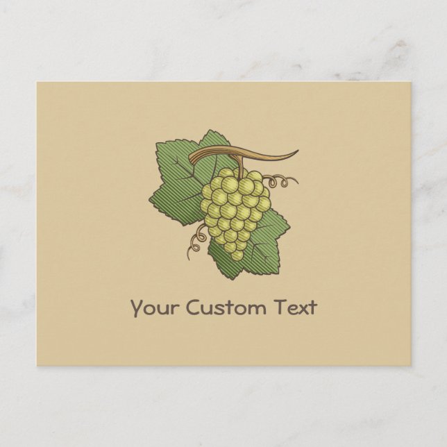White Grapes Postcard (Front)